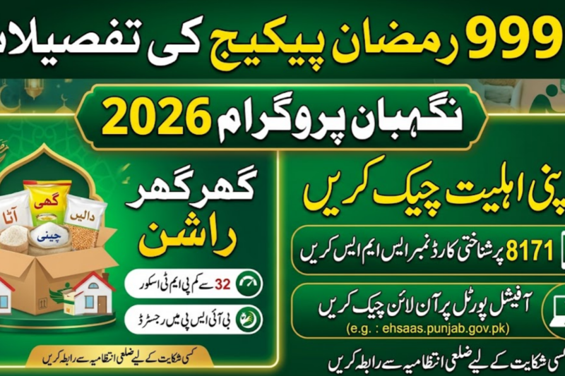 9999 Ramzan Package Check Online 2026